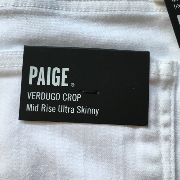 Paige White Skinny Jeans - Picture 2 of 3