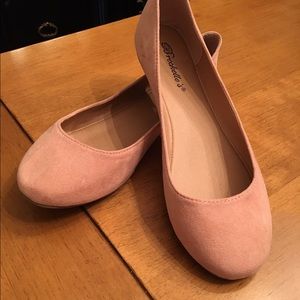 Brand new baby pink ballerina flats