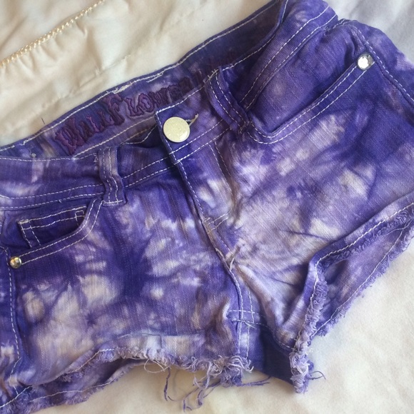 Wallflower Vintage Tie-Dye Shorts