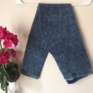 Acid Wash Winter Leggings