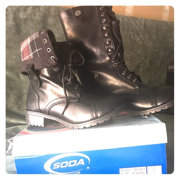 Soda boots w/ flannel lining