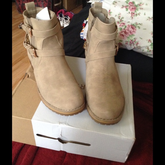 Tan boots