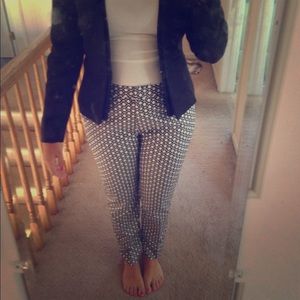 H&M Patterned Dress Pants