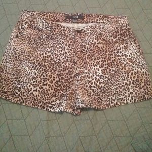 Leopard shorts