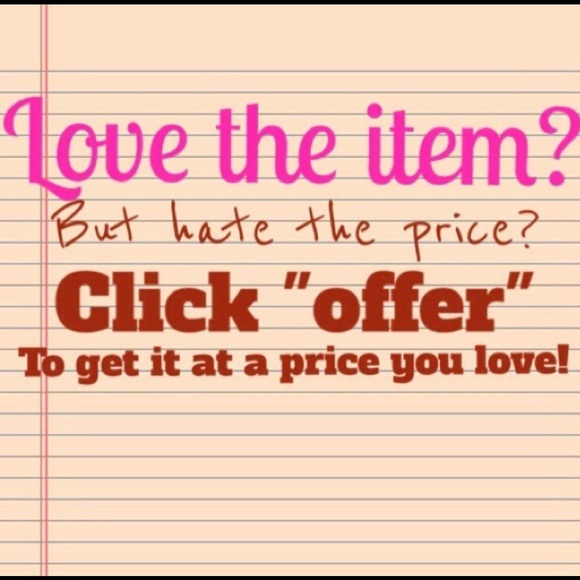 Make an offer if you see the price is not right.