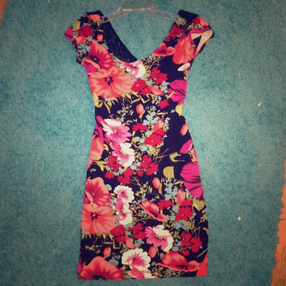 Floral Bodycon Dress