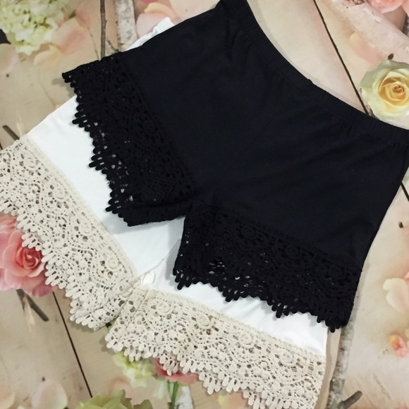 Naturally Spiritual Boutique Pants - Cream Lace Undershorts