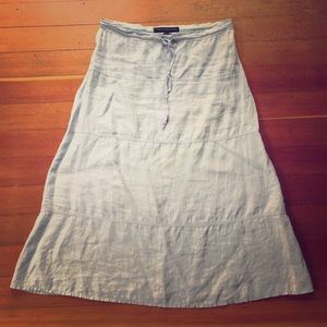 Light blue linen French Connection skirt