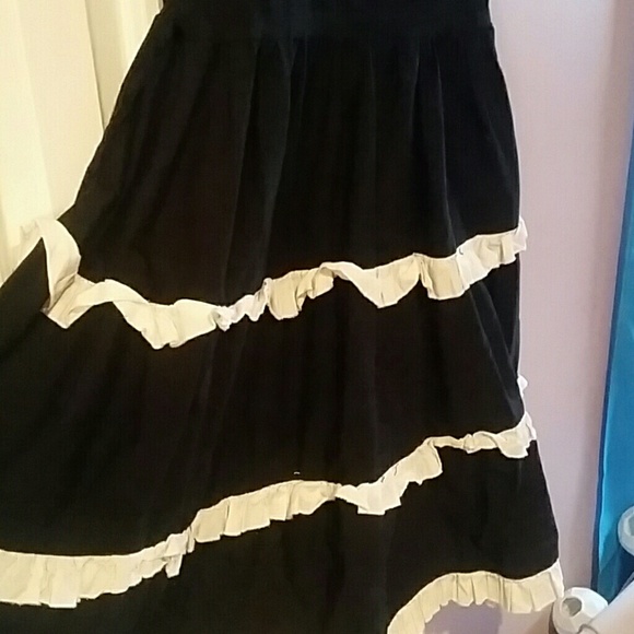 Black and white gothic lolita style dress - Picture 3 of 3