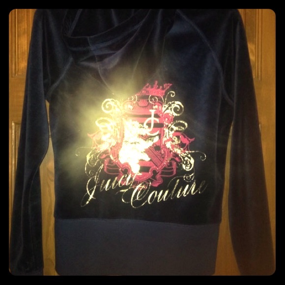 Blue Juicy Couture zip hoodie