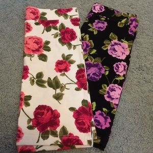 (2) Forever 21 Floral Mini Skirts
