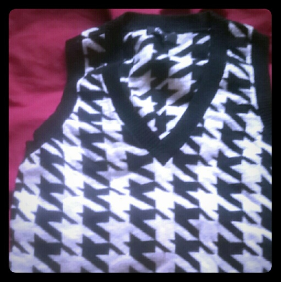 Express argyle sleeveless vest