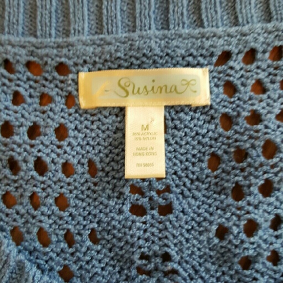 Blue knitted top - Picture 2 of 2