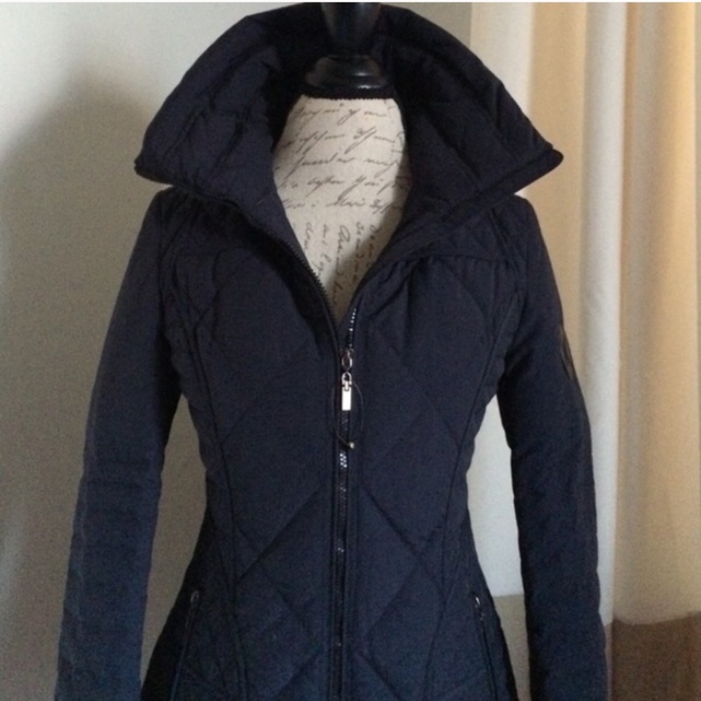 Maximillian down fill fur collar coat - Picture 6 of 8