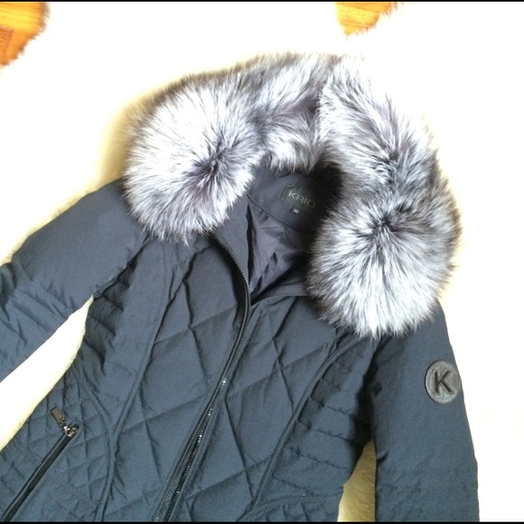 Maximillian down fill fur collar coat - Picture 2 of 8