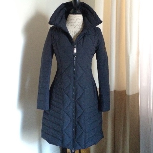 Maximillian down fill fur collar coat - Picture 5 of 8