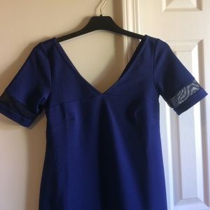 ASOS Maternity Textured Body-Conscious Dress-Navy