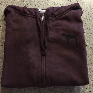 Vs pink Martin zip up hoodie
