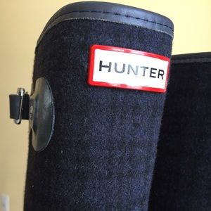 Limited edition Hunter Navy boots