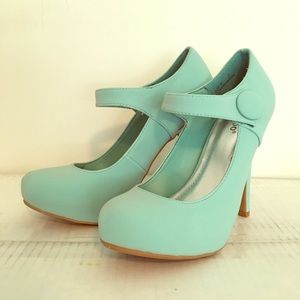 Brand New Mint Green Mary Jane Stiletto Pump