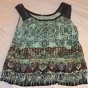 Sequined Sleeveless top