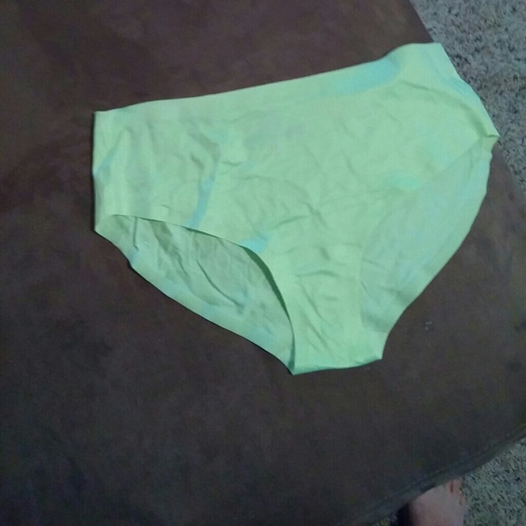 Neon green no show panty
