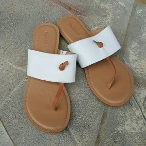 White Franco Sarto sandals