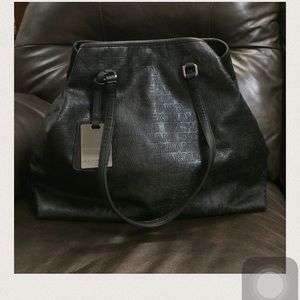 A/X leather bags.