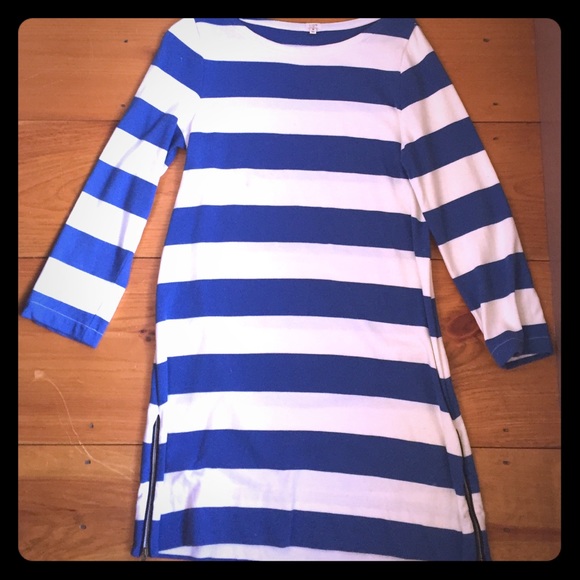 J.Crew striped t-shirt dress