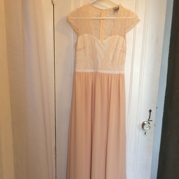 Asos Lace Top Long Dress - Picture 1 of 4