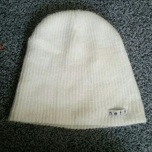 White Neff beanie