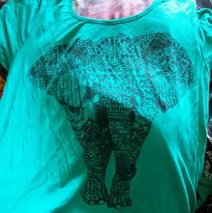 Juniors elephant blouse