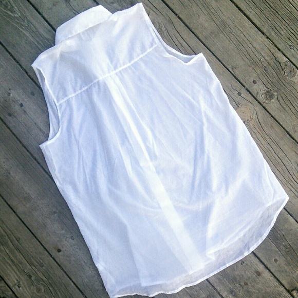 NWOT! AA Oversized Semi-sheer Button Down Tank Top - Picture 4 of 4