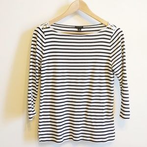 Ann Taylor b&w top