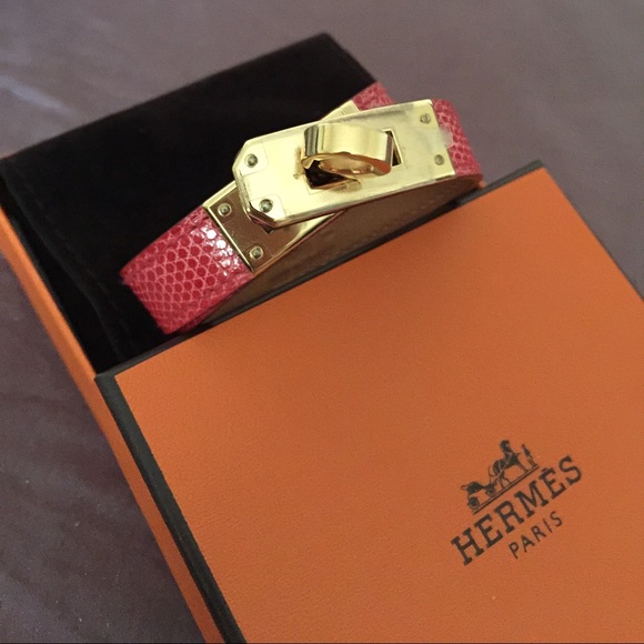 BNIB KELLY DOUBLE TOUR BRACELET LIZZARD - Picture 1 of 4