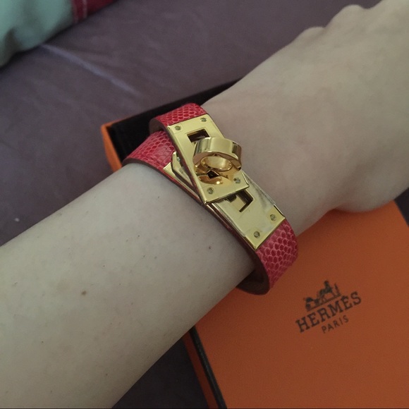 BNIB KELLY DOUBLE TOUR BRACELET LIZZARD - Picture 4 of 4