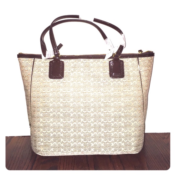 Poppy Signature C Oxford Tote