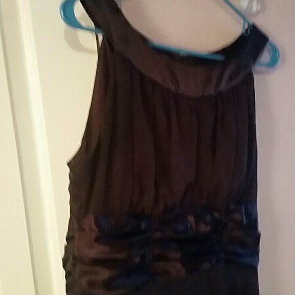 Purple empire waist dress - Picture 2 of 3