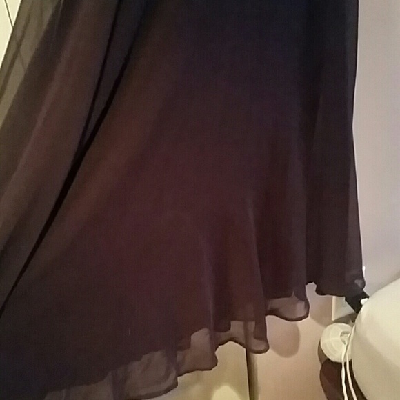 Purple empire waist dress - Picture 3 of 3