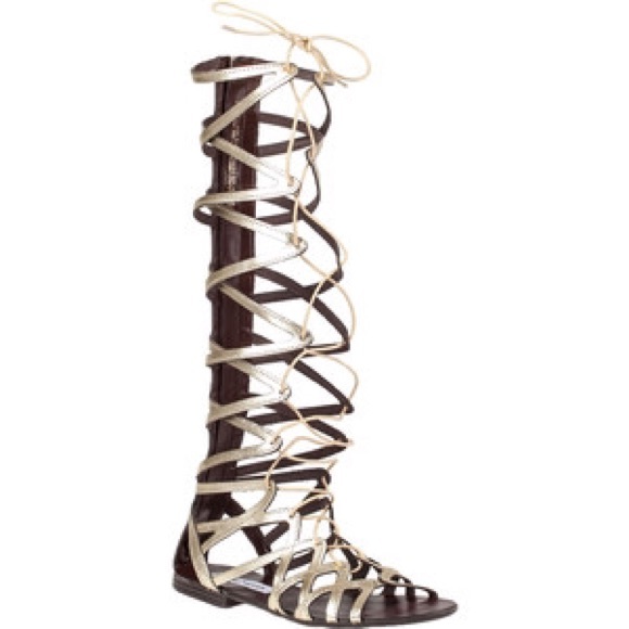 Metallic Steve Madden Hercules Gladiator Sandal