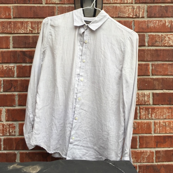 Light Grey Button Down - image 1