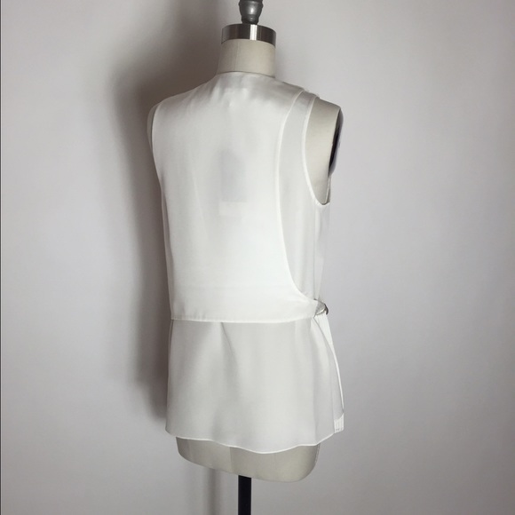 Phillip Lim Layered sleeveless top. White. Sz 4 - Picture 3 of 4