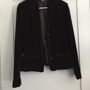 Velour Blazer