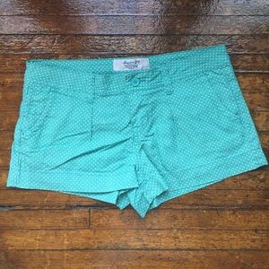 Polka Dot Teal Shorts
