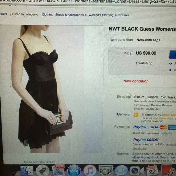 ❕final price❕Guess marianella corset dress - Picture 4 of 4