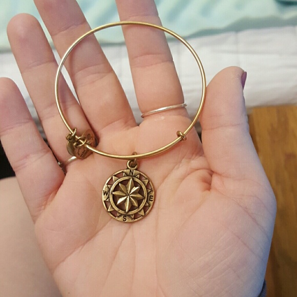 Alex and Ani Compass charm Bangle