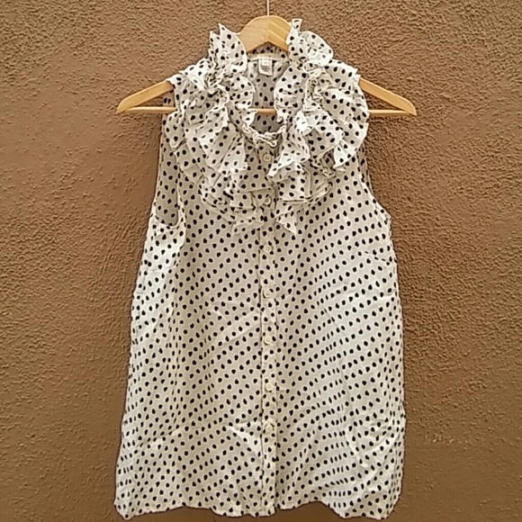 J. Crew 100% Silk Sleeveless Blouse