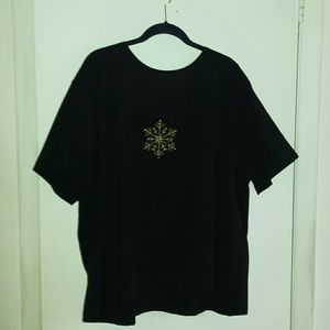 Simple sparkly snowflake