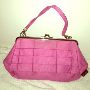 🎉MOVING SALE!!🎉 Pink Suede Clutch Purse