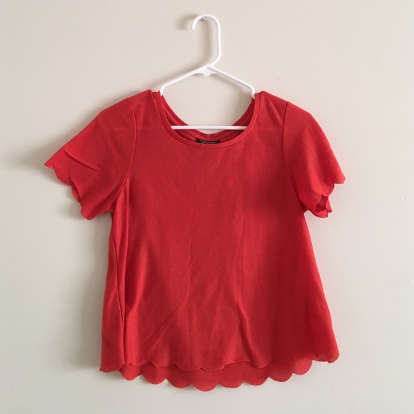 TopShop Scallop Shirt